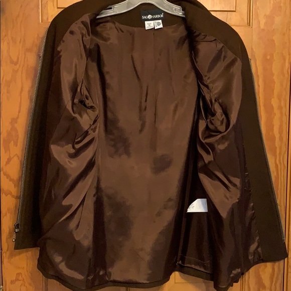 Sag Harbor Ladies Wool Jacket Size 16 - Picture 4 of 5